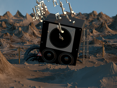 Desert Sounds c4d octane