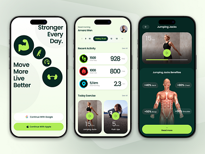 Health and Fitness App app clean design exercise fitness fitness app fitness club fitness tracker gym app health health traking ios app minimal mobile mobile ui ui uiux ux workout workout app