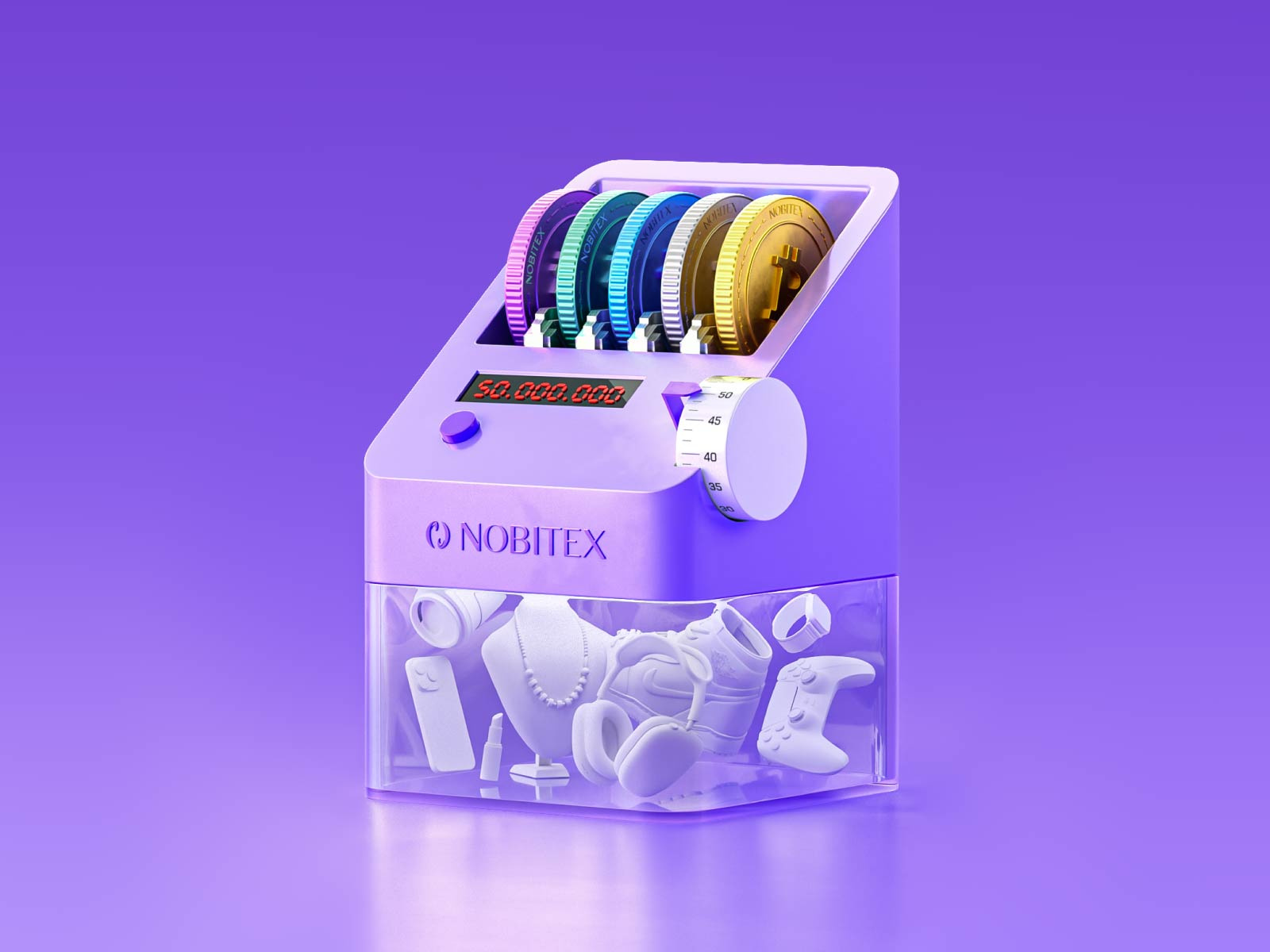 Crypto Collateral Shopping Credit 3d 3d art 3d design 3d illustration crypto cryptodesign graphic design illustration motion graphics visual visual design