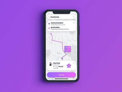 GetTaxi Mobile Application UI app design gettaxi mobile application ui ui design