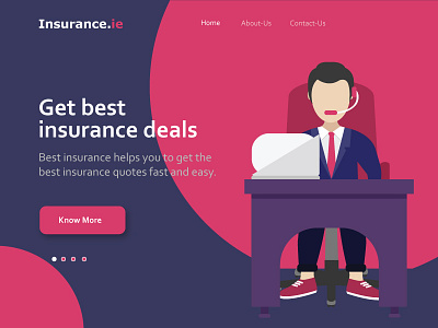 The Color Trilogy abovethefold insurance insurance abovethefold ui design