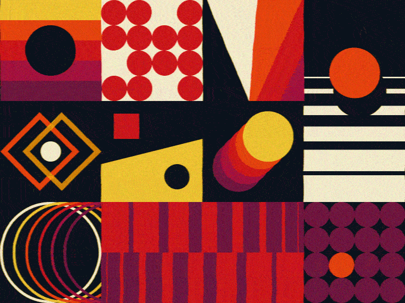 VHS Pattern 📼 animated pattern pattern retro shapes tape vhs