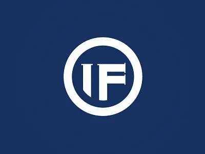 INT FIN banking branding corporate identity fin tech financial icon initials logo online payments symbol typography