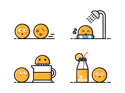 Orange juice drinks icon juice lovely orange