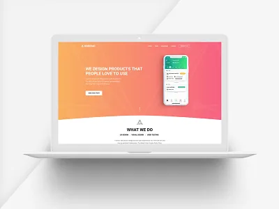 Website re-design hero concept application clean ui hero shot ios ui ui design ux ux design website