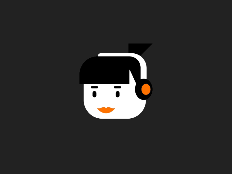 otelo Avatar: Music after effects animation deepblue design flat germany hamburg illustration music orange otelo vodafone
