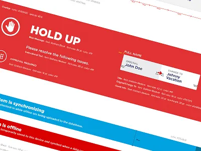UI Components alert clear communication design error ui