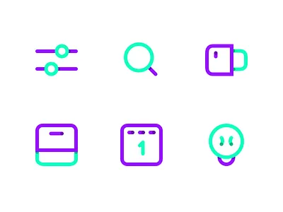 Office 6icons icon ui