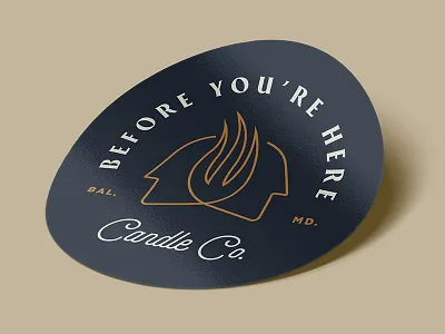 BYH Sticker badge label logo sticker