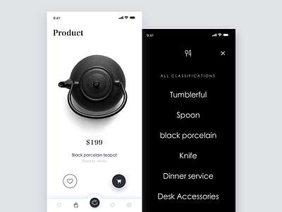 Tableware App ui