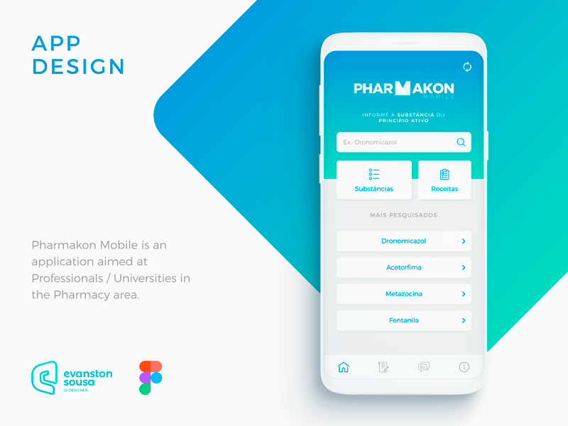 Example of App Design - Pharmakon Mobile