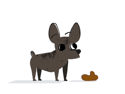 Doggo ae animation dog gif poop