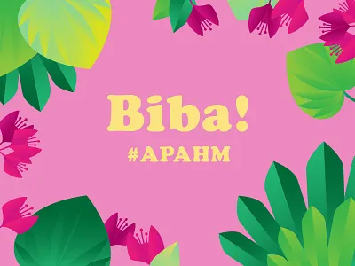 Happy Plants apahm asian floral gradient heritage illustration pacific plants tropical