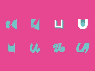 36 Days of Type | U's 36 36 days of type branding circle days of type lettering logo square type typo typography u