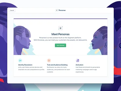 Personas Product Onboarding illustration onboarding product ui