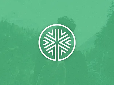 Revive adventure apparel eco friendly logo nature outdoors tree