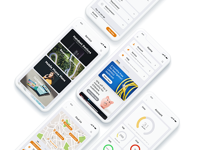 Mobile Network Provider App app data mobile mobile network network phone ui ux wireless