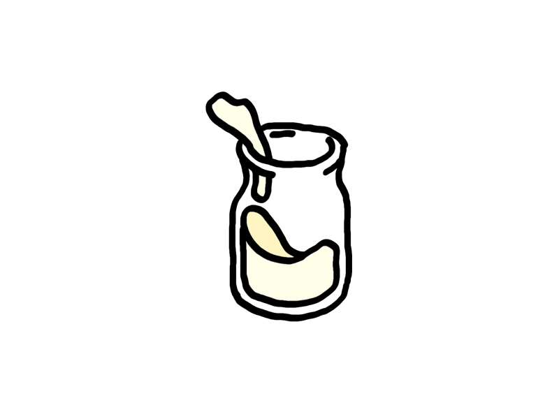MilkGo Splash animation cartoon design digtal gif handdrawn splash