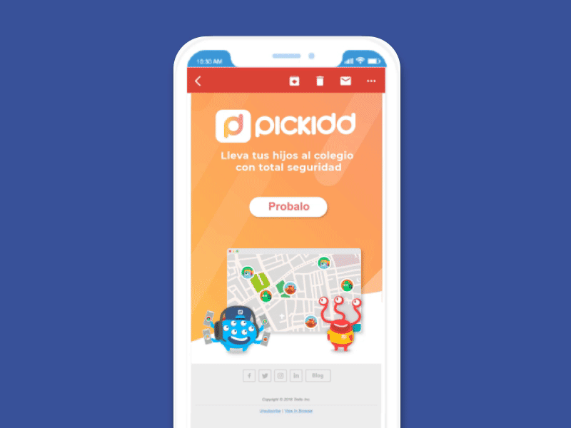 Mail marketing advertise design email mail mailing marketing pickidd ux