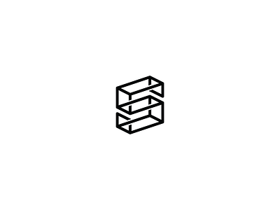 36 Days of Type - S 36daysoftype 3d black and white branding graphic design logo logo design minimal minimal design typography