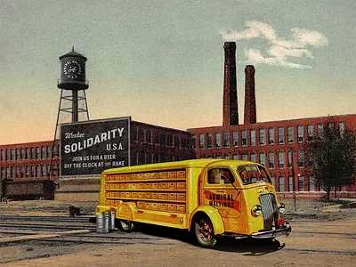 Admiral Maltings Postcard Copy branding lofi postcard print texture vintage