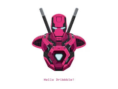 Iron Pool avengrers comics deadpool debut first shot ironman marvel tech