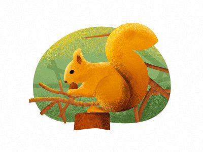 Squirrel animal particle squirrel