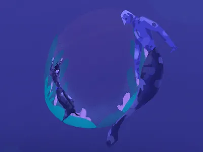 U. Under 36daysoftype character design design illustration mystical procreate textures type water