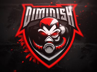 Diminish Shield csgo gaming logo mascot mascot logo sport logo