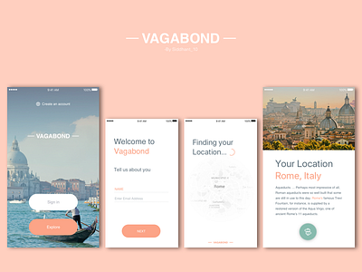 Location Tracking Mobile App black colour creative dribbble iphone mac book plain portfolip ui ux web design white