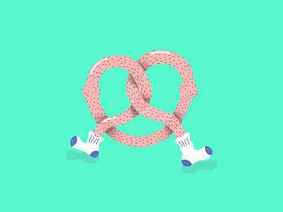 Pretzel Legs feet german knot legs pretzel socks twisted yoga