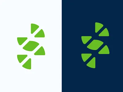 Letter S logo concept branding color concept dark design dribbble green invite logo s ui unicorn