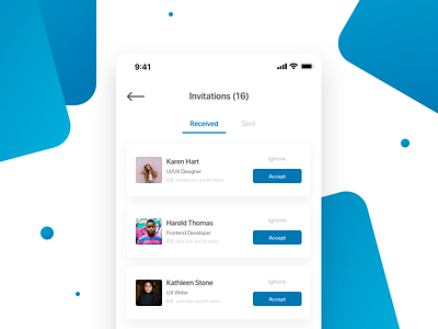 Daily UI #078 - Pending Invitation concept connection request daily ui free invite linkedin minimal pending request ui ux