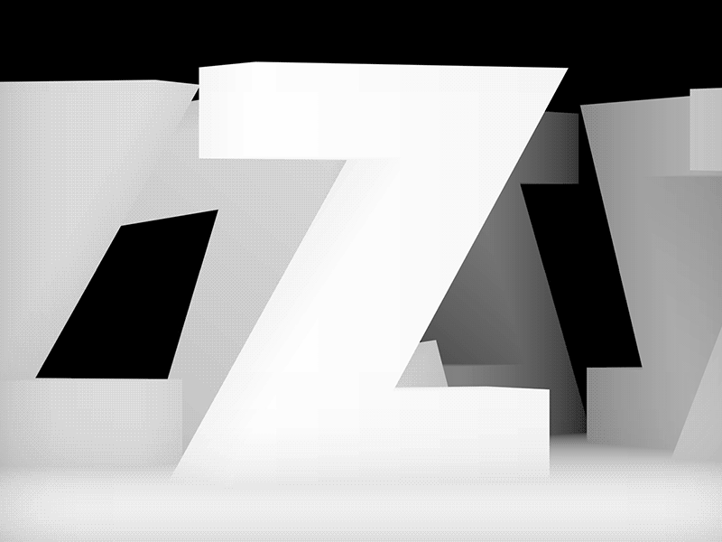 Z for Z-buffering 36daysoftype 36daysoftype 05 animation