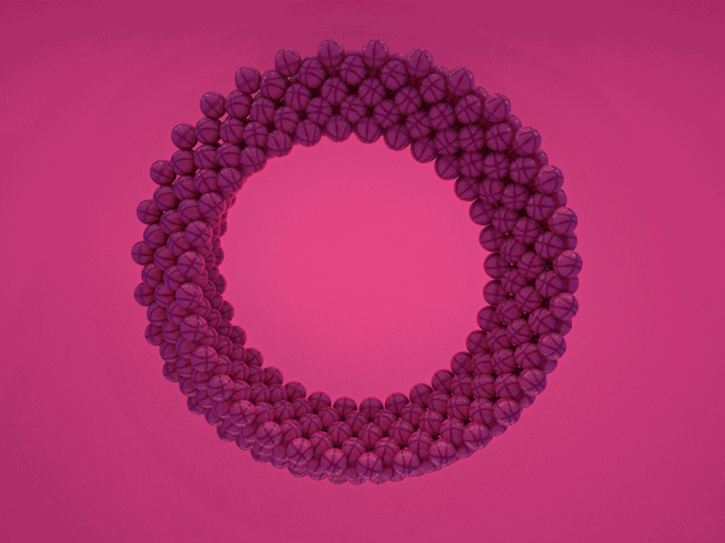 Dribbble Infinite Loop dribbble hello