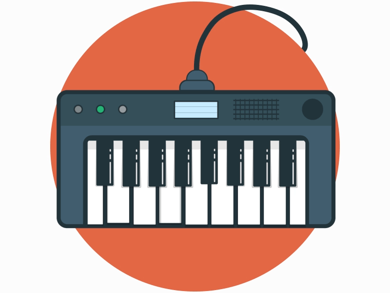 Piano - Loop Animation animation gif fun animation gif loop animation music animation piano animation