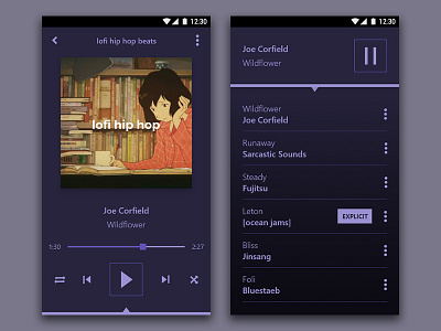 Daily UI #009 - Music Player daily ui daily ui 009 design music player