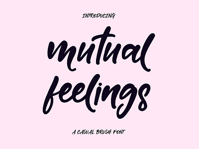 FREE Mutual Feelings Font font free font free script free typeface