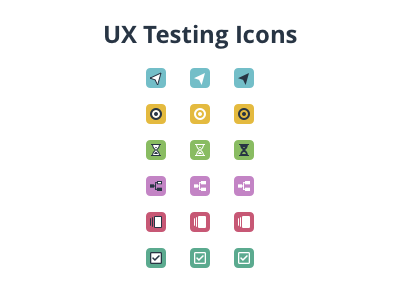 Ux Testing Icons by Edward Parker on Dribbble