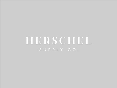 Herschel - Logo Exploration backpack bags branding co herschel logo rebrand supply type typography