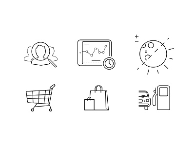 Icons for Addreality ad ads buying icons marketing programmatic