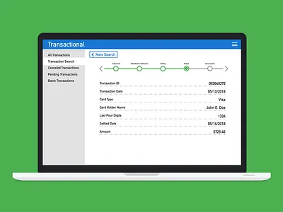 Transactional Horizontal Timeline blue browser design experience flat green horizontal interaction interface minimal timeline user