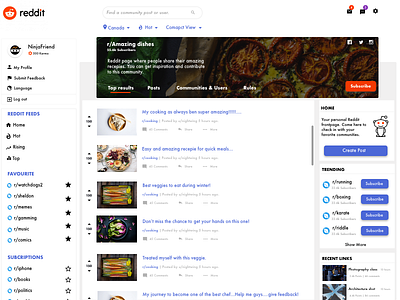 Reddit Redesign concept design graphic minimal reddit redesign sketch typography ui ux web website