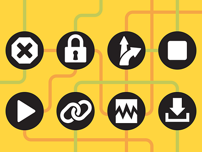 Process Flow Symbols flow icon motif process symbol ui ux