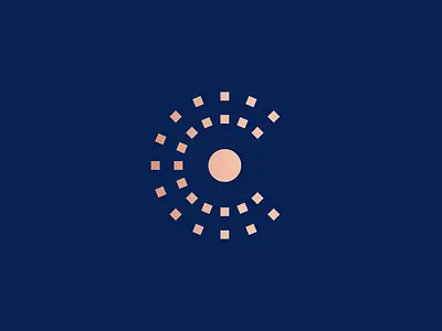 Capitel "Maximizamos valor" abstract branding c circle logo symbol typography