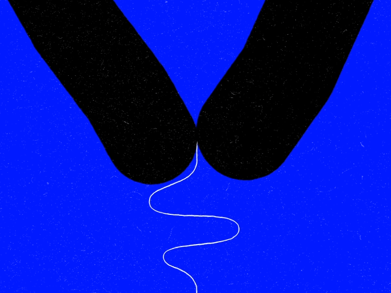 Toin doodle gif hair pull