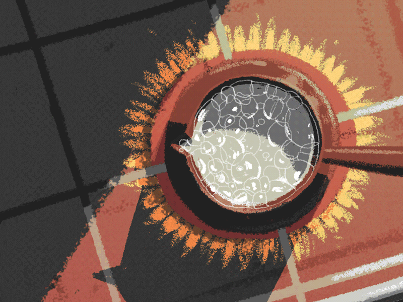 Coffee, please 2d 2d animation after effects animation art character design gif illustration loop motion design wip