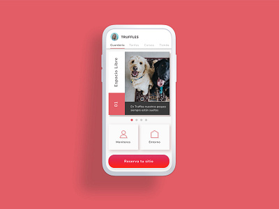 Truffles App mobile ui ux visual design