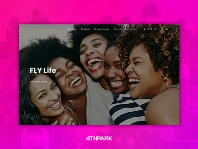 Case Study: FLY Life branding education girls graphic design mentor mentoring non profit nonprofit web design web development woman women
