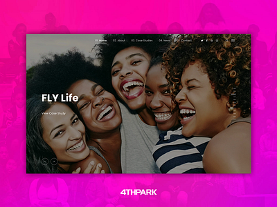 Case Study: FLY Life branding education girls graphic design mentor mentoring non profit nonprofit web design web development woman women